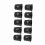 10pcs/Set Durable Safe Plastic Hydroponic Basket Cup for Garden Balcony Planting(Black) 16
