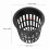 10pcs/Set Durable Safe Plastic Hydroponic Basket Cup for Garden Balcony Planting(Black) 2