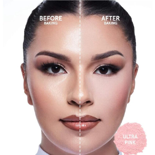 ONE/SIZE.by.Patrick.Starrr Mini Ultimate Blurring Setting Powder (0.23 oz / 6.5 g) (Ultra Pink) + Bonus Acne Patch 1