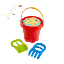 Fisher-Price Toddler 3-i-1 strandspand b?rbar sprinkler- og sandcastleform | Vandleget?j og sandleget?j til alderen 18+ m?neder | Inkluderer sand