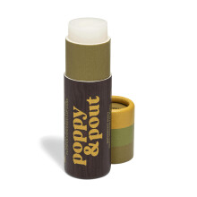 Poppy & Pout Midnight Mint Jumbo Lippenbalsam | Alle natrlichen Lippenbalsame und Feuchtigkeitscremes | Spendet Feuchtigkeit mit Bienenwachs-Vitamin