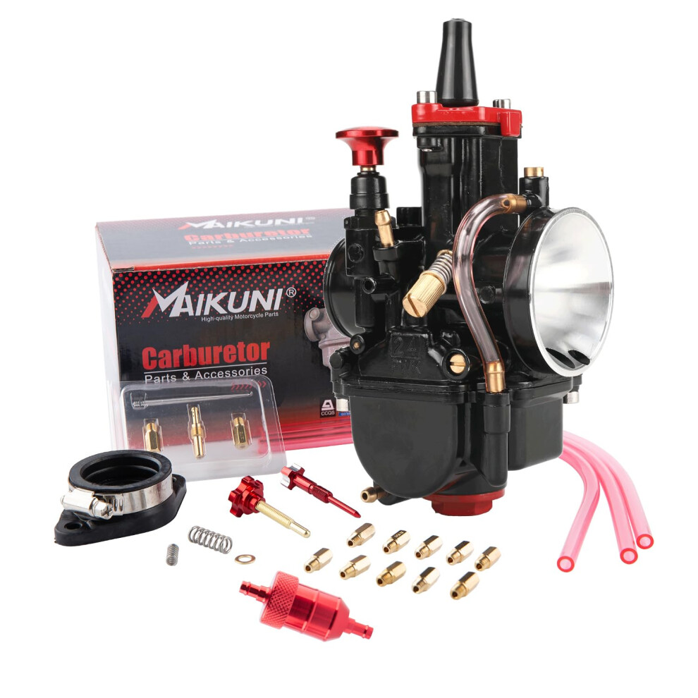 Pwk Carburetor 34Mm Racing Carb For 125Cc To 250Cc 2T 4T Engine Dirt Bike Motorcycle Atv Scooter With Intake Manifold Carb Jets Oil Filter 749627517552