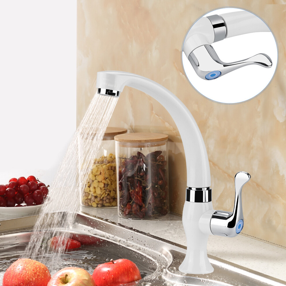 Abs Plastic Single Cold Faucet Water Tap Kitchen Sink Bathroom Basin Accessories G1/2(Tail) 7681324612884