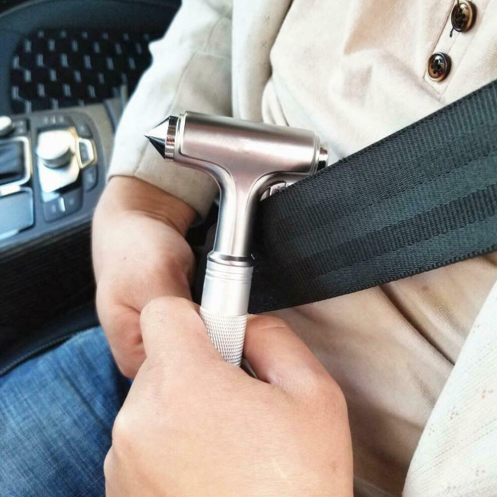 Stainless Steel Car Window Breaking Safety Hammer Car Emergency Escape Tool 7891324613211