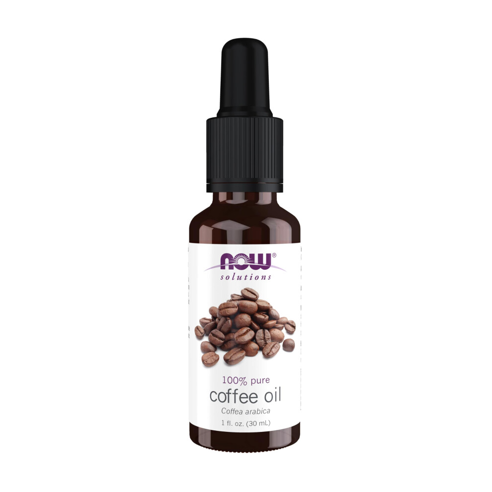 NOW Foods Essential Oils  Coffee Oil  Coffea Arabica Seed Oil  Cold Pressed from Roasted Beans for Aromatherapy & Topical Use  100% Pure