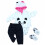 Roupas de boneca reborn, roupa de panda para boneca recm-nascida de 16 a 20 polegadas, acessrios de roupas para bonecas reborn de 16 a 20 poleg 1