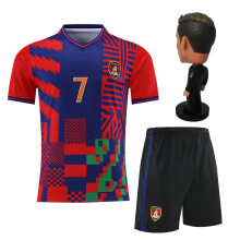 RIKPR Kids Soccer Jersey for Boys Girls Youth Uniform con set regalo di compleanno della camicia da calcio delle bambole (USE 8 anni 9 anni di rosso)
