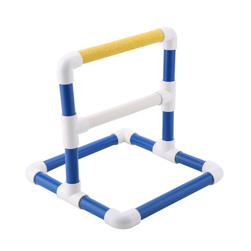 Parrot Stand Perch Rack Bird Play Center Toy Tray Training (Scrub) 1