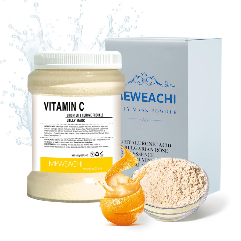 Meweachi Jelly Mask For Facials Professional Spa Facial Mask Rubber Mask Moisturizing&Hydrating For Wrinkles&Acne 23 Fl Oz Jar Face Mask Skincar