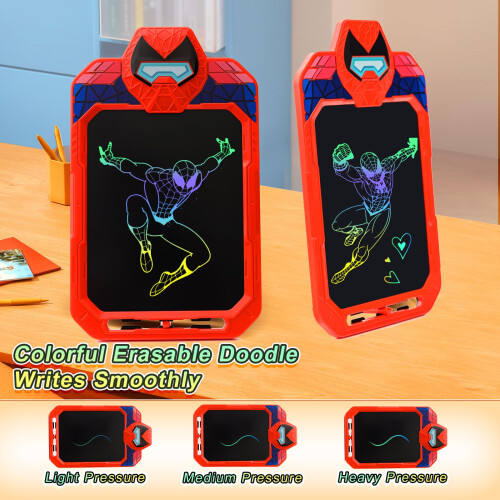 CHAFEGY Tablet de escrita LCD de 10 polegadas para crianas Alien Warrior Design Tablet de desenho Doodle Board Pad para aprender brinquedo prese 2