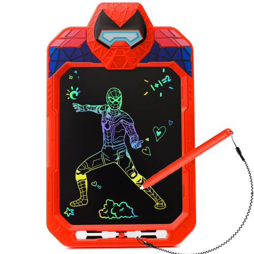 CHAFEGY Tablet de escrita LCD de 10 polegadas para crianas Alien Warrior Design Tablet de desenho Doodle Board Pad para aprender brinquedo prese