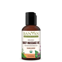 Banyan Botanicals Tgliches Massagel Bio-Ayurveda-Massagel Ausgleichend und erdend 2 Unzen gentechnikfreies, nachhaltig gewonnenes Abhyanga