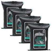 The Nobleman 4-Pack Face + Body Cleansing Wipes: 4 Post Workout Packs med Eucalyptus og Vitamin C (120 Ct.)