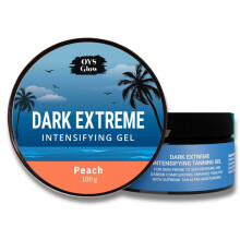 OYS Glow Tanning Gel New Dark Extreme Intensifying Tanning Accelerator Sunbed Cream Selbstbrunungs-Krperpflegelotion (Pfirsichgeschmack)
