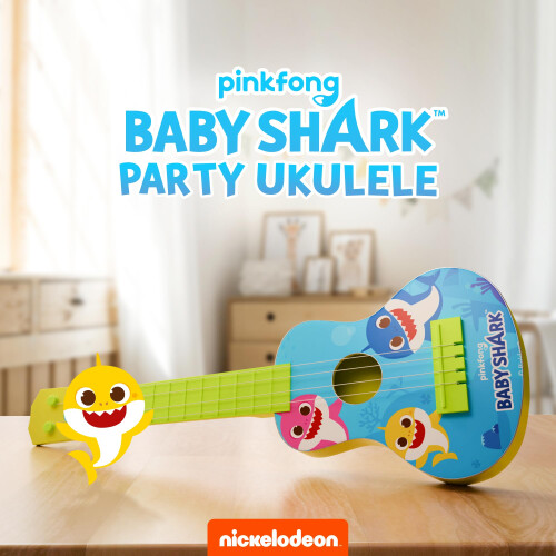 Lollipop Baby Shark Ukulele Guitar Toy 4 String Mini guitar 1