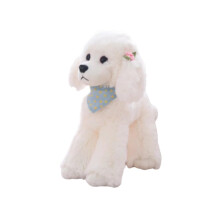 OPHRBU Poodle Plush Toys Soft and Cute Poodle Plush Toys Pillows Cushions The Best Gift for Your Family and Friends. 1 pc. (White 12 inches)