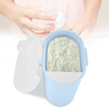 Portable Milk Powder Sealing Storage Box Microweave Freezer Safe (Blue L)