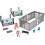 Mattel Mattel WWE Survivor War Games Playset con Action Figure, 2 Ring, Gabbia e 5 Accessori, Include Randy Orton 15 cm 1