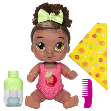 Shampoo Baby Alive Snuggle Berry Boo Cabelo Preto 11 Polegada gua Boneca Playset Brinquedos para Meninas e Meninos de 3 Anos e Acima