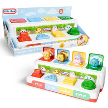 Lollipop Little Tikes Pop- og legevenner - Pop-up actionlegetj til smbrn - Pull Push Click Twist - Udvikl motoriske frdigheder og udforskning