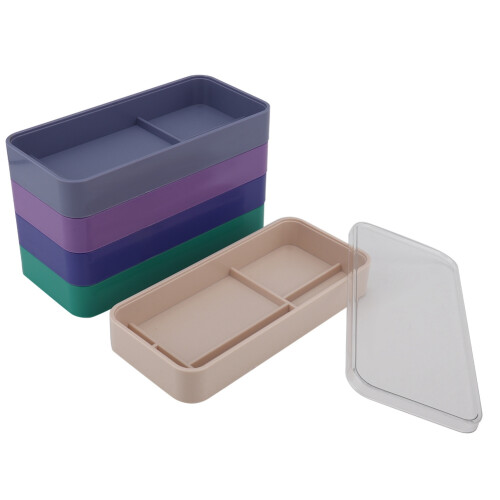5 Layer Watch Parts Storage Box Watch Tool for Screw Component Movement Hardware Part(Rectangle 2