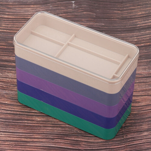 5 Layer Watch Parts Storage Box Watch Tool for Screw Component Movement Hardware Part(Rectangle