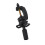 Wig Head Mold Holder Stand Bracket Hairdressing Training Tool Tripod False Head Mold StandBlack 15