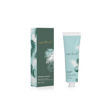 Dimensione da viaggio per la crema per mani idratante blu Capri - Collezione Flora Edit - Crema per le mani nutrienti per mani incricate a secco con