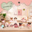 LullaBaby - Boneca realista de 14 polegadas - Cabelo loiro claro ondulado, olhos azuis e corpo macio - Roupa de suter rosa e chupeta Brinquedos 5