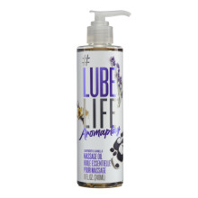 #Lube Life Aromaplay Lavendel- en vanillemassageolie Essentile olie voor een ontspannende aromatherapiemassage voor het hele lichaam 8 Fl Oz