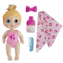 Baby Alive Shampoo Snuggle Harper Hugs Bambola 11 Pollici con Capelli Biondi, Giocattolo per Bambini 3 Anni e Più