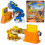 Rubble & Crew Power Tool Pups Bonecos de brinquedo Rubble & Wheeler com 2 ferramentas de construo e 2 acessrios de construo Brinquedos infan 1