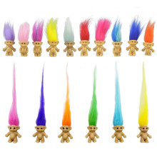 16-delige Mini Troll Poppen, PVC Vintage Troll Poppen Mini Actie Figuren 1.2" Taart Topper