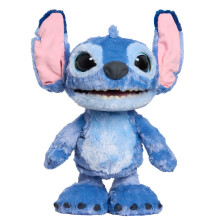 Just Play Disney Stitch Ultimate Interactieve 17" Pluche Speelgoed, 100+ Geluiden & Reacties