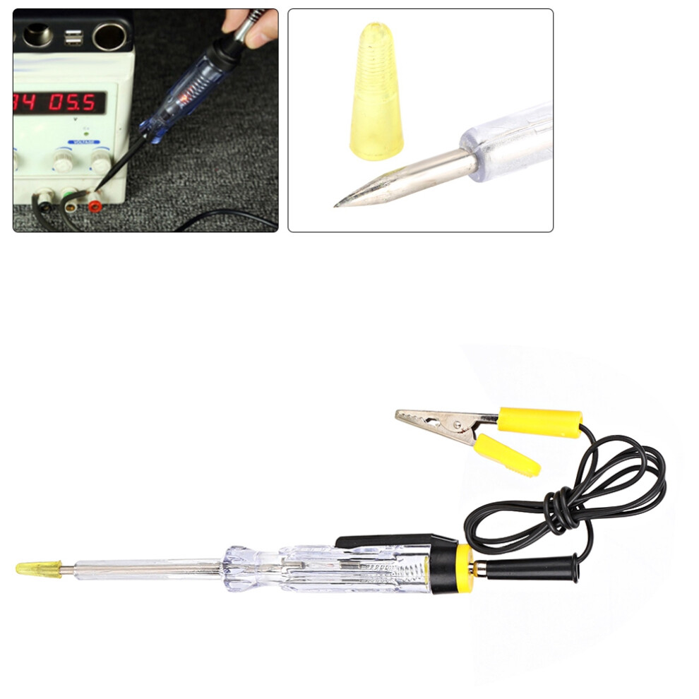 Car Circuit Tester System Probe Test Lamp Voltage Pen Detector Copper Light 9391324616734