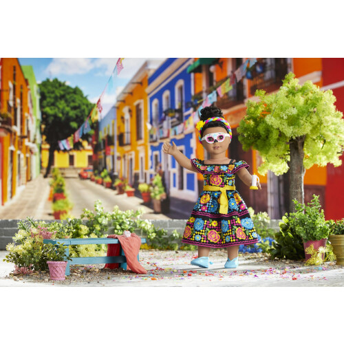 American Girl Roupa de celebrao American Girl Truly Me D'a de Muertos para bonecas de 18 polegadas (boneca vendida separadamente) 1