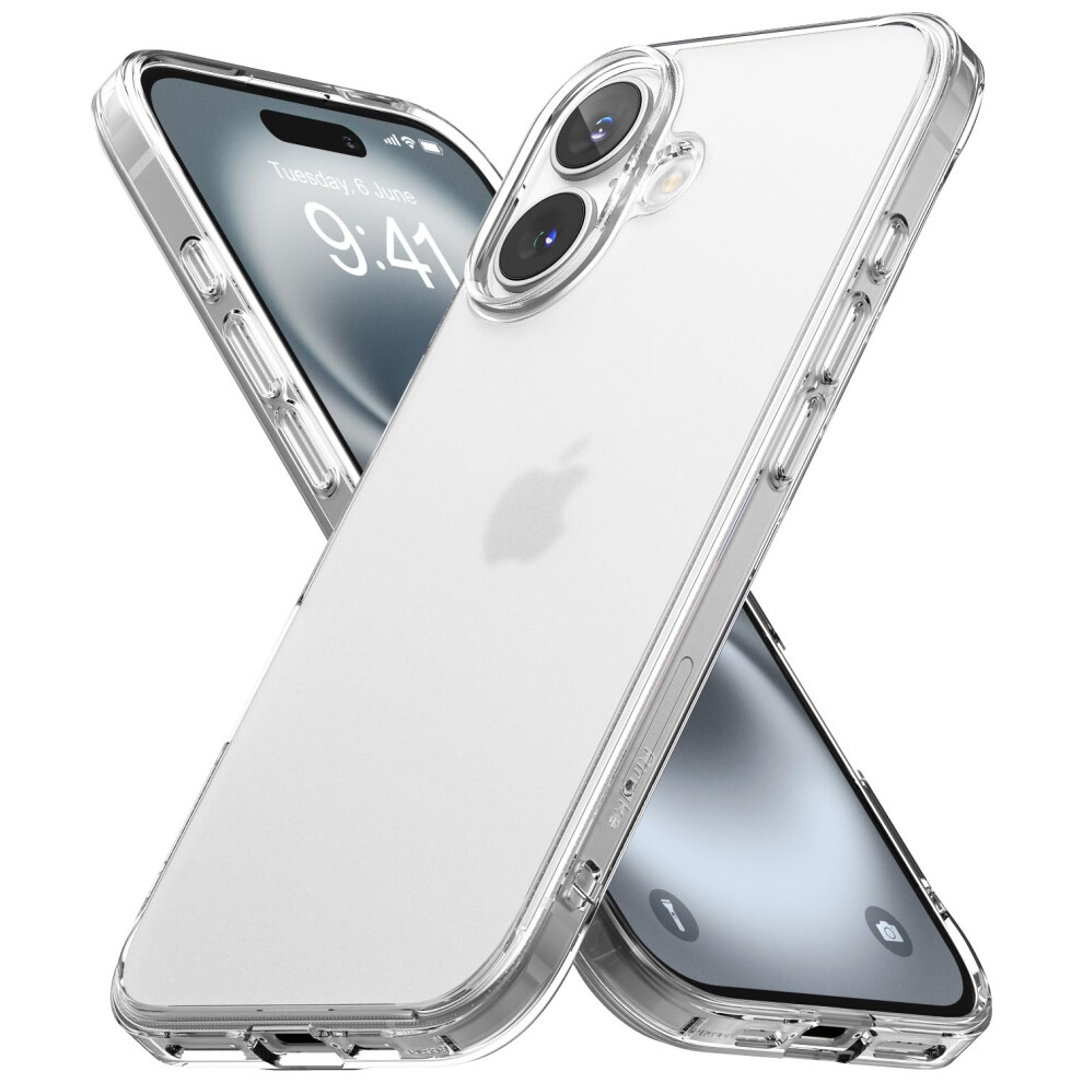 Ringke Fusion [Oil & Dirt Resistant] Compatible With Iphone 16 Plus Case Uv Coating For Scratch & Discoloration Resistant Shockproof Air Pocket 8800274962804