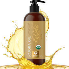 Bio-Jojobal, kaltgepresst, unraffiniert  100 % reines Bio-zertifiziertes l fr Haut, Haare und Ngel  Bio-Hautpflege und natrliche Schnheit, DI