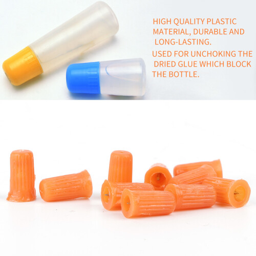 10pcs Eyelash Glue Bottle Plug Blocking Needle for Eyelash Extensions Tools 2