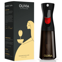 FLAIROSOL OLIVIA Oil Sprayer for Cooking 200ml Glass Olive Oil Sprayer Continuous Cooking Spray Dispenser with Portion Control for Kitchen Air