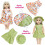 MCZQXW 10 conjuntos de roupas e acessrios de bonecas da moda para bonecas de meninas de 18 polegadas, 17 peas de roupas de bonecas americanas, 3