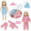 MCZQXW 10 conjuntos de roupas e acessrios de bonecas da moda para bonecas de meninas de 18 polegadas, 17 peas de roupas de bonecas americanas, 4