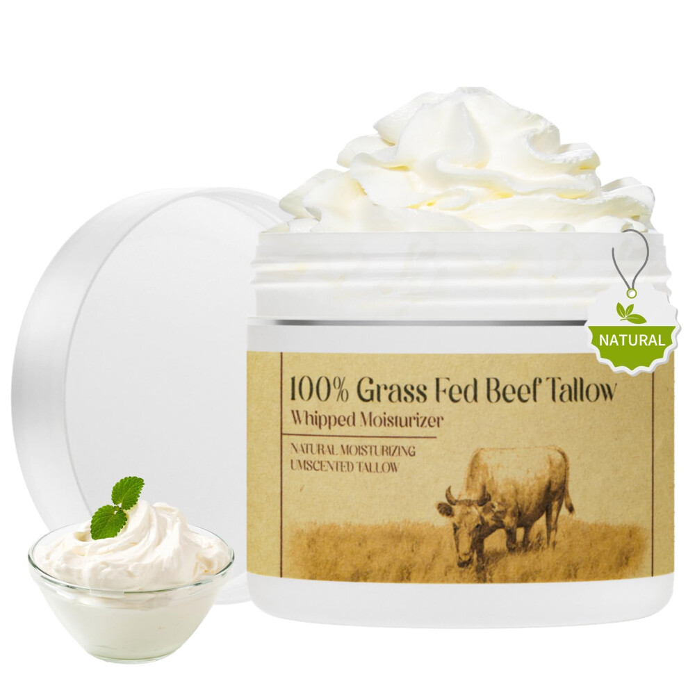 Mrouvik Rindertalg Fr Die Haut Rindertalg Aus Weidehaltung, Unparfmierte Rindertalgcreme Fr Gesicht Und Krper, Lotion, Natrliche Feuchtigkei-image
