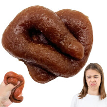 Zenarao Fake Poopy Toy Bruin Realistisch Fake Poop Nieuwigheid Drijvend Fake Poop Toys voor April Fools' Day Prank Perfect Gag Gift Prank Gift Ga