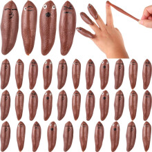 36 Stck Halloween lustige Schleuder-Fingerspielzeuge, Halloween-Kacke fr Fingerschleuder, Gummi, fliegendes Schiespiel, Spielzeug fr Jungen, Hall