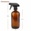 GLING 16 oz 2 bouteilles de pulverisation en verre ambre paquet 3