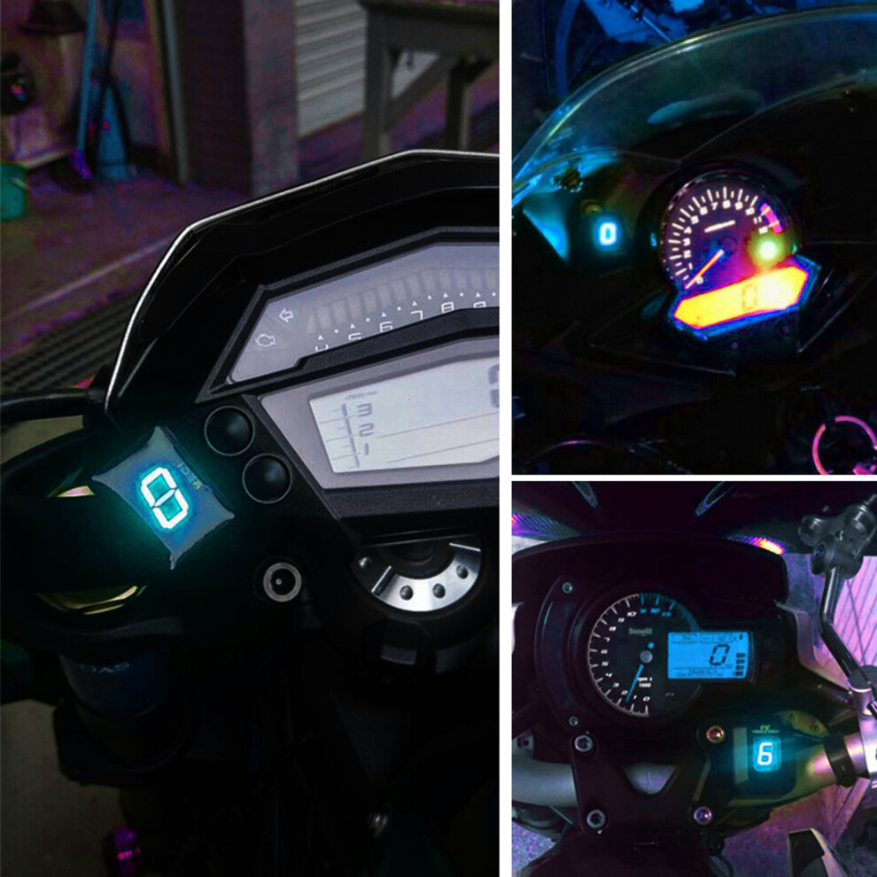 Motorcycle Gear Indicator 6 Speed Digital Shift Lever Sensors For Honda 4151324618252