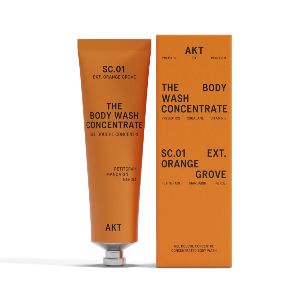 Akt The Body Wash Concentrate 3.4 Fl Oz Natural Shower Gel With Skin-Balancing Prebiotics Body Wash Women & Men With Olive Squalane & Vitamin