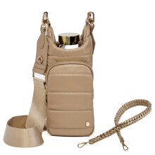 WanderFull Original HydroBag luxusn vegansk kue se vejde do 32 oz drk lhve na vodu se 2 popruhy - Hands-free Crossbody taka na vodu na lhev s