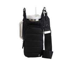WanderFull Original HydroBag Zip Slot pro rukojet Drk lhve na vodu 40 oz s popruhem - Taka na prenen lhve Crossbody s kapsou na telefon Prsl